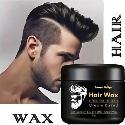 smartdrops Hair Styling Natural Shine Frizz Control Anti-Dandruff & Matte Effect Cream Wax Hair Wax