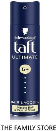 TAFT Hair Spray Ultimate Blue 250 Ml Pack of 1 D Hair Spray