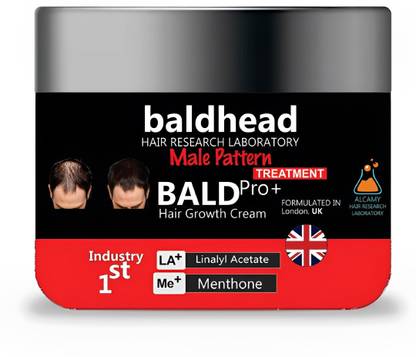BALDHEAD Bald Pro+|Male Pattern Treatment Hair Growth Cream|Formulated in UK|Industry 1st Hair Cream