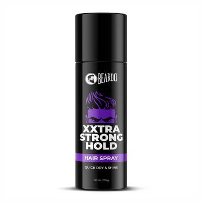 BEARDO XXTRA STRONG HOLD Hair Spray For Men | Lightweight & Non-Sticky Hair Styling Hair Spray