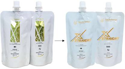 Beauty Garage BG X-Straight Hair Straightening Cream (Intense Cream+Neutralizing Cream) Hair Cream