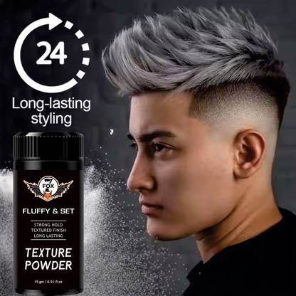 7 FOX Hair Styling Powder for High Volume, Strong Hold, Matte Look nd Invisible Finish Hair Powder