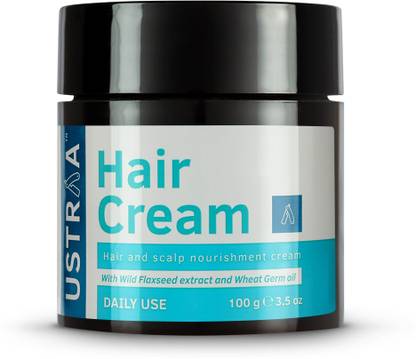 USTRAA Hair Cream for Men - For Daily Use with Light Hold - Style & Nourishment Hair Cream