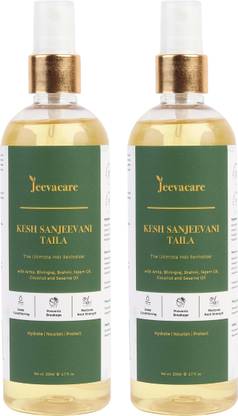 Jeevacare Kesh Sanjeevani Hair Oil | Hair Fall Control | Amla, Bhringraj & Coconut Oil Hair Spray