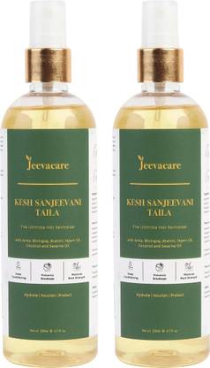Jeevacare Kesh Sanjeevani Hair Oil | Hair Fall Control | Amla, Bhringraj & Coconut Oil Hair Spray