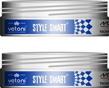 VETONI Crazy hold Hair Wax| Crystal Hair Wax for Men|Glossy Finish|(pack of 2)|300gm| Hair Wax
