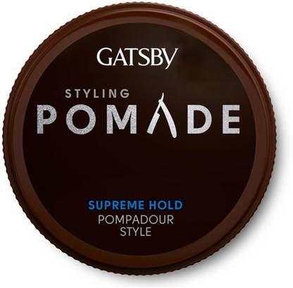GATSBY Styling Pomade - Supreme Hold | Pompadour Hair Style | Wet Look & Volumizing | Hair Wax