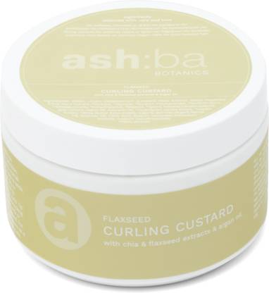 Ashba Botanics Curling Custard Styling Gel for Curly & Wavy Hair - Excellent Hold & Shine 200gm Hair Gel