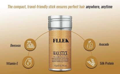 FLLEK Hair Wax Stick Edge Control Slick Stick Hair Pomade Stick Non-greasy Styling Wax Hair Wax