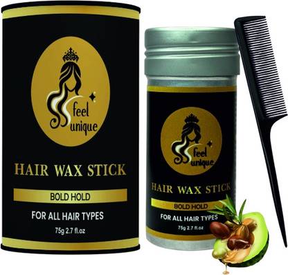 Feelunique Hair Wax Stick for Hair Styling Wax Stick Non-greasy Styling Wax Hair Clay