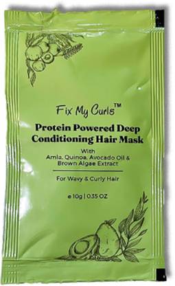 Fix My Curls Protein Powered Deep Conditioning Hair Mask for Curly and Wavy Hair Hair Mask