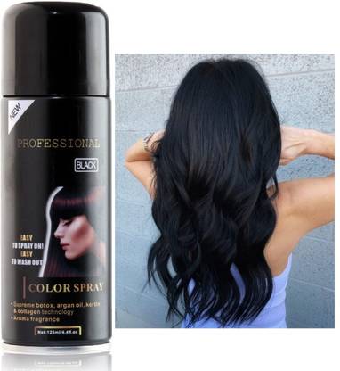 Arcanuy ORIGINAL BLACK USEABLE COLOR SPRAY LONG LASTING Hair Spray