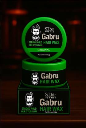 GABRU STRONG HOLD HAIR STYLING WAX-GREEN Hair Wax
