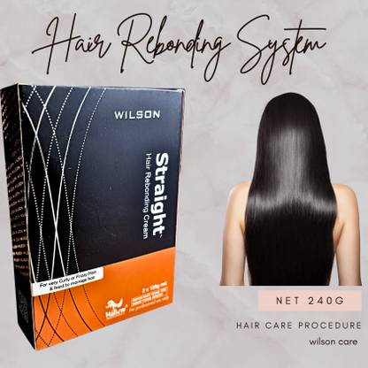 Wilson Hair Rebonding Cream for Straightening Hair | Unisex | Long-lasting Smoothness Hair Cream