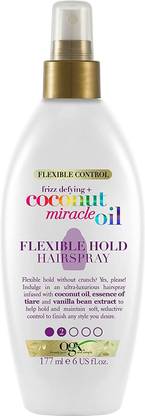 ogx Coconut Miracle Oil Hairspray Flexible Hold - 177 ml Hair Spray