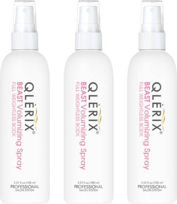 QLERIX Beast Volumising Hair Spray for Hair Styling Texturising Spray pACK OF 3 Hair Spray