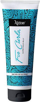 Alldoer Super Hold Jelly with Extreme Hold Frizz Control Curl Defining Hair Styling Gel Hair Gel
