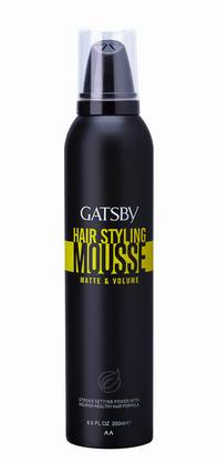 GATSBY Hair Styling Mousse - Matte & Volume | Matte Effect & Strong Setting Power | Hair Mousse
