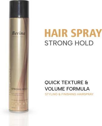 Berina Professional | Hair Spray | Strong Hold | Adds Volume and Texture Hair Spray