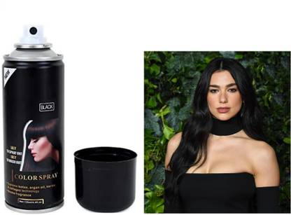 REIMICHI Professional Temporary Hair Color Spray Black , black