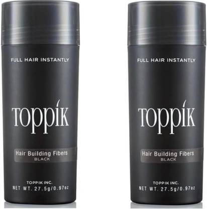 toppik Hair Building Fiber Instantly Thinning Hair & Balness Water-Resistant Pack Of 2 Hair Fiber