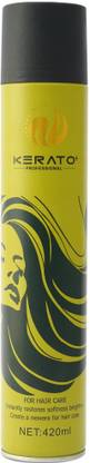 KERATOPLUS PROFESSIONAL Hair Spray | Hair Stylist | Sharp Look | Strong Hold | Long Lasting Style | Hair Spray