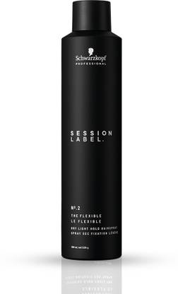 Schwarzkopf Professional Session Label Flexible Hold Hair Spray for Instant hold and Shine 300ml Hair Spray