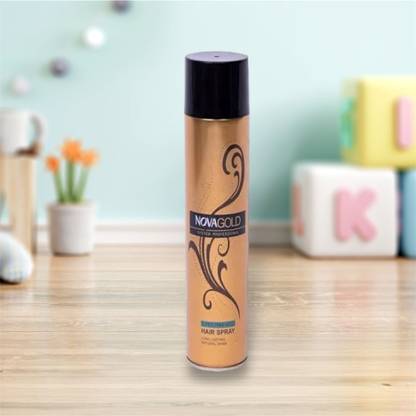 asija makeovers Good quality Gold System Professional Hair Spray Super Firm Hold setting Spray Hair Spray