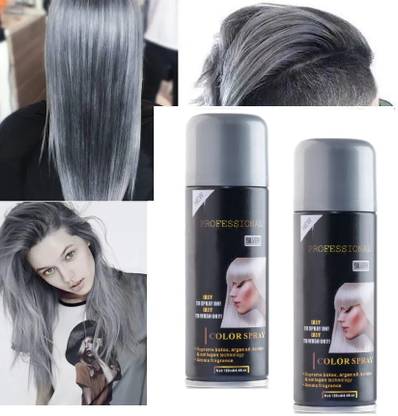 EVERERIN Easy To Use Temporary 1 Day Silver Hair Color Spray Hair Spray Hair Spray