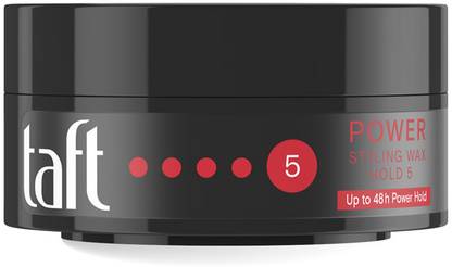 Schwarzkopf TAFT Power Hair Wax For Luminous Shine And Glossy Hair, Hold 5 Lasts 48 Hours Hair Wax