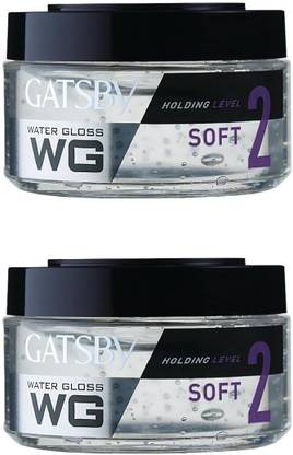 GATSBY Japan Water Gloss - Soft, (Pack of 2) Hair Gel