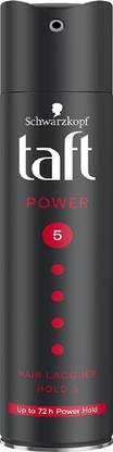 TAFT POWER HAIR LACQUER MEGA STRONG 5 250 ML PACK OF 1 Hair Spray