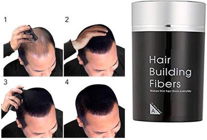 imelda Hair Building Fibers Black KSSEP25 Extreme Hair Volumizer Hair Fiber