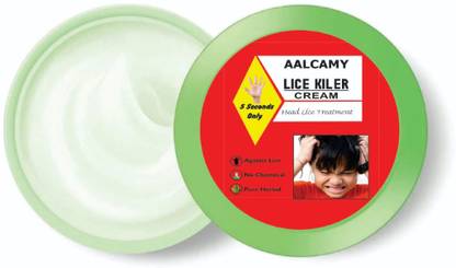 AALCAMY LICE KILLER CREAM| KILLS LICE, LICE EGGS, & NITS |REDUCES ITCHING & IRRITATION