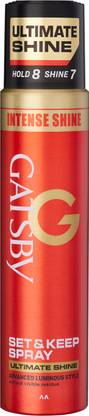 GATSBY Japan Ultimate Shine Spray |Maximum Hold, Luminous Finish, Non-Sticky Formula Hair Spray