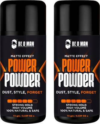 Be O Man Mattifying Volume Powder 15gm Matte Finish|Strong Hold Styling|COMBO OF 2 Hair Powder