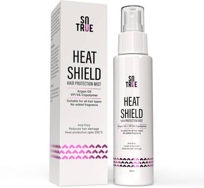 Sotrue Heat Shield Hair Protection Spray For Hair | Anti-Frizz, Reduces Hair Damage Hair Spray