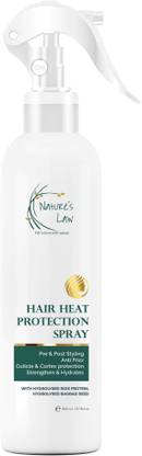 Nature's Law Hair Heat Protection Spray Hair Spray