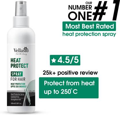 vellasio Classic Heat Protection Spray With Argan Oil, Grapes Seed And Heat Protector Hair Spray . (Classic Collection Hair Spray) Hair Spray (100 ml) Hair Mist