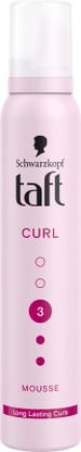 Schwarzkopf TAFT Curl Hold 3 Hair Mousse For Long Lasting Curls Hair Mousse