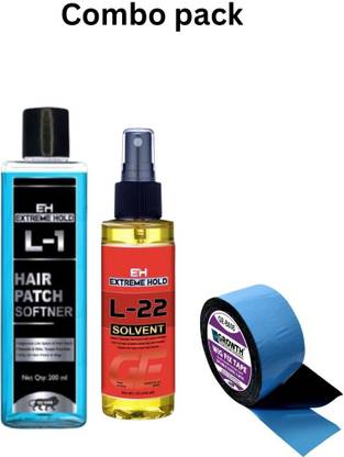 Growth L-1 Patch Softener, Black wig tape, Conditioner 200ML, L-22 Glue remover solvent Hair Spray