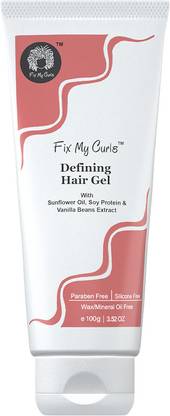 Fix My Curls Sunflower Oil & Keratin | For Curly, Wavy, Hair| Silicone ...