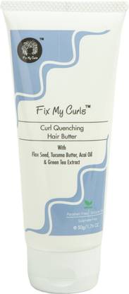 Fix My Curls Curl Quenching Hair Butter|For Curly, Wavy, Frizzy Hair | Silicone Free Hair Cream