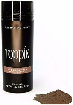 toppik Hair Fibers For Hair Loss Concealer & Instant Styling Medium Brown Color 1 Hair Fiber
