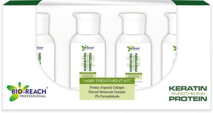 Bio Reach Keratin Protein Smoothening Hair Treatment Kit