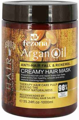FEZONA Keratin Argan Oil Hair Mask Spa with Deep Hydrating for Dry, Damaged Hair