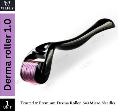 VILFLY PRO Derm Roller 1.0mm Beard Activator & Hair Regrowth Micro Needling