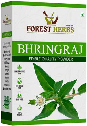 Forest Herbs 100% Natural Bhringraj Powder for Hair Growth