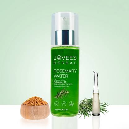Jovees Herbal Rosemary Water Spray for Hair Growth With Follicusan DP for All Hair Types