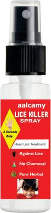 AALCAMY Lice Killer Spray & Oil | Kills Lice & Eggs |reduces Itching & Irritation